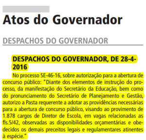 despacho concurso