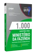 Produto Livro 1000 Questões Gabaritadas para Ministério da Fazenda - Assistente Técnico Administrativo (ATA) - Nova Concursos