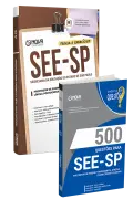 Produto Combo SEE-SP 2026 - Professor de Ensino Fundamental e Médio - Língua Portuguesa - Nova Concursos