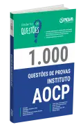 Produto Livro 1.000 Questões Gabaritadas do Instituto AOCP - Nova Concursos