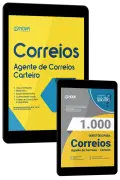 Produto Combo CORREIOS Agente de Correios - Carteiro - Digital - Nova Concursos