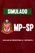 Produto Simulado - MP-SP - Auxiliar de Promotoria III - Motorista - Nova Concursos