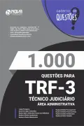 Produto 1.000 Questões Gabaritadas TRF 3 - Técnico Judiciário - Área Administrativa em PDF - Nova Concursos