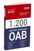 Produto Livro 1200 Questões Gabaritadas para OAB - Ordem dos Advogados do Brasil - Nova Concursos
