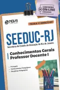 Apostila SEDUC-RJ em PDF - Conhecimentos Gerais - Professor Docente I - Nova Concursos