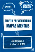 Produto Mapas Mentais Direito Previdenciário - Benefícios - Lei 8.213 (PDF) - Nova Concursos