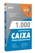 Produto Livro 1000 Questões Gabaritadas para CEF - Técnico Bancário Novo - Nova Concursos