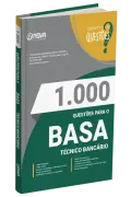 Produto Livro 1.000 Questões Gabaritadas BASA - Técnico Bancário - Nova Concursos
