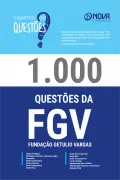 Produto Livro 1.000 Questões Gabaritadas da FGV - Nova Concursos