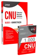 Produto Combo CNU - Bloco 5 - Administração - Nova Concursos