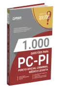 Produto Livro 1.000 Questões Gabaritadas para o PC PI - Perito Oficial Criminal - Médico Legista - Nova Concursos