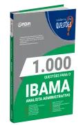 Produto Livro 1.000 Questões Gabaritadas para o IBAMA - Analista Administrativo - Nova Concursos