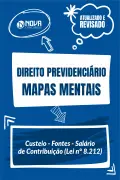 Produto Mapas Mentais Direito Previdenciário - Custeio - Fontes - Salário de Contribuição - Lei 8.212 (PDF) - Nova Concursos
