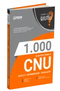 Produto Livro 1.000 Questões Gabaritadas CNU - Bloco 9 - Intermediário - Regulação - Nova Concursos