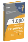 Produto Livro 1.000 Questões Gabaritadas TSE Unificado - Analista Judiciário - Área Judiciária - Nova Concursos