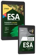 Produto Combo ESA 2026 - Curso de Formação de Sargento - Área: Combatente/Logística e Aviação - Nova Concursos