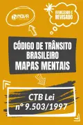 Produto Mapas Mentais Código de Trânsito Brasileiro - CTB Lei nº 9.503/1997 (PDF) - Nova Concursos