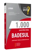Produto Livro 1000 Questões Gabaritadas para BADESUL - Assistente Técnico Administrativo - Nova Concursos