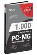 Produto Livro 1.000 Questões Gabaritadas Polícia Civil - MG - Investigador de Polícia I - Nova Concursos