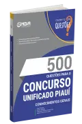Produto Livro 500 Questões Gabaritadas para Unificado PI - Conhecimentos Gerais - Nova Concursos