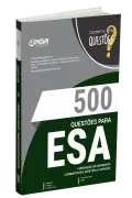 Produto Livro 500 Questões Gabaritadas para ESA - Curso de Formação de Sargento - Área: Combatente/Logística e Aviação - Nova Concursos