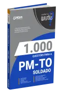 Produto Livro 1.000 Questões Gabaritadas para a PM-TO - Soldado - Nova Concursos