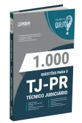Produto Livro 1.000 Questões Gabaritadas TJ-PR - Técnico Judiciário - Nova Concursos