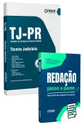 Produto Combo Impresso TJ PR - Técnico Judiciário - Apostila + Redação (pós-edital) - Nova Concursos