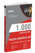 Produto Livro 1000 Questões Gabaritadas para Polícia Científica-SP - Comum a Todos os Cargos - Nível Médio - Nova Concursos