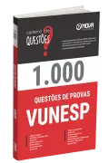 Produto Livro 1.000 Questões Gabaritadas da Vunesp - Nova Concursos