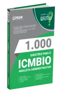 Produto Livro 1.000 Questões Gabaritadas para ICMBIO - Analista Administrativo - Nova Concursos