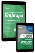 Produto Combo EMBRAPA Técnico Classe B - Área: Suprimento, Manutenção e Serviços – Subárea: Suporte à Gestão - Nova Concursos