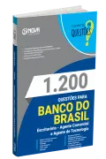 Produto Livro 1.200 Questões Gabaritadas para o Banco do Brasil 2026 - Escriturário - Agente Comercial e Agente de Tecnologia - Nova Concursos
