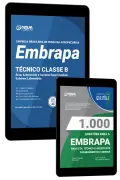 Produto Combo EMBRAPA Técnico Classe B - Área: Laboratório e Campos Experimentais – Subárea: Laboratório - Nova Concursos