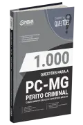 Produto Livro 1.000 Questões Gabaritadas Polícia Civil - MG - Perito Criminal - Conhecimentos Básicos e Específicos Básicos - Nova Concursos