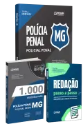 Produto Combo Polícia Penal MG 2026 - Policial Penal - 3 em 1 (pós-edital) - imp - Nova Concursos