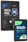 Produto Combo Polícia Penal MG 2026 - Policial Penal - Apostila + Livro de Redação (pós-edital) - Nova Concursos
