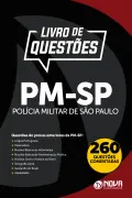 Produto E-book Questões PM-SP - Nova Concursos