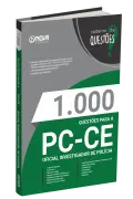 Produto Livro 1.000 Questões Gabaritadas para a PC-CE - Oficial Investigador de Polícia - Nova Concursos