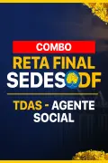 Produto Combo 3 EM 1 | RETA FINAL SEDES-DF - Agente Social - Nova Concursos