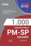 Produto Livro 1000 Questões Gabaritadas para PM-SP - Soldado - Nova Concursos