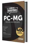 Produto Livro 400 Questões Comentadas de Provas Anteriores da Polícia Civil - MG - Investigador, Perito e Escrivão - Nova Concursos