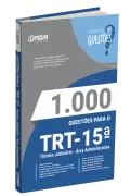 Produto Livro 1.000 Questões Gabaritadas para o TRT-15 - Técnico Judiciário - Área Administrativa - Nova Concursos