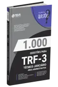 Produto Livro 1.000 Questões Gabaritadas TRF 3 - Técnico Judiciário - Área Administrativa - Nova Concursos