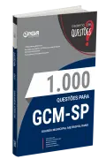 Produto Livro 1000 Questões Gabaritadas para GCM SP 2026 - Guarda Civil Metropolitano - Nova Concursos