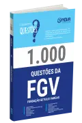 Produto Livro 1.000 Questões Gabaritadas da FGV - Nova Concursos
