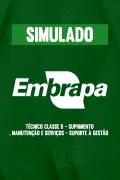 Produto Simulado - Embrapa - Técnico Classe B - Suprimento, Manutenção e Serviços - Suporte à Gestão - Nova Concursos