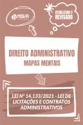 Produto Mapas Mentais Lei nº 14.133/2021 - Lei de Licitações e Contratos Administrativos (PDF) - Nova Concursos