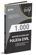 Produto Livro 1.000 Questões Gabaritadas Legislações para Polícia Civil - Nova Concursos