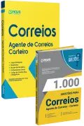 Produto Combo CORREIOS - Agente de Correios - Carteiro - Nova Concursos